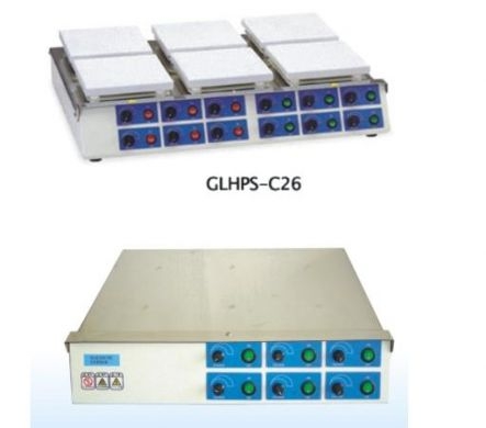 GloBallab韓國 多聯式電磁加熱攪拌器2L-GLHPS-C26